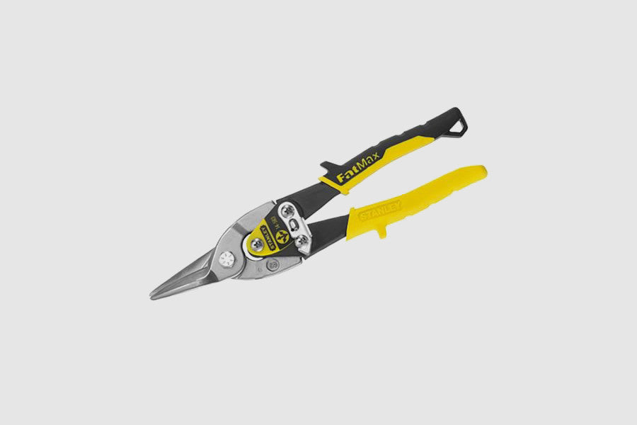Coupe tole droit 0.7/1.2 mm jaune 2-14-563 ** STANLEY