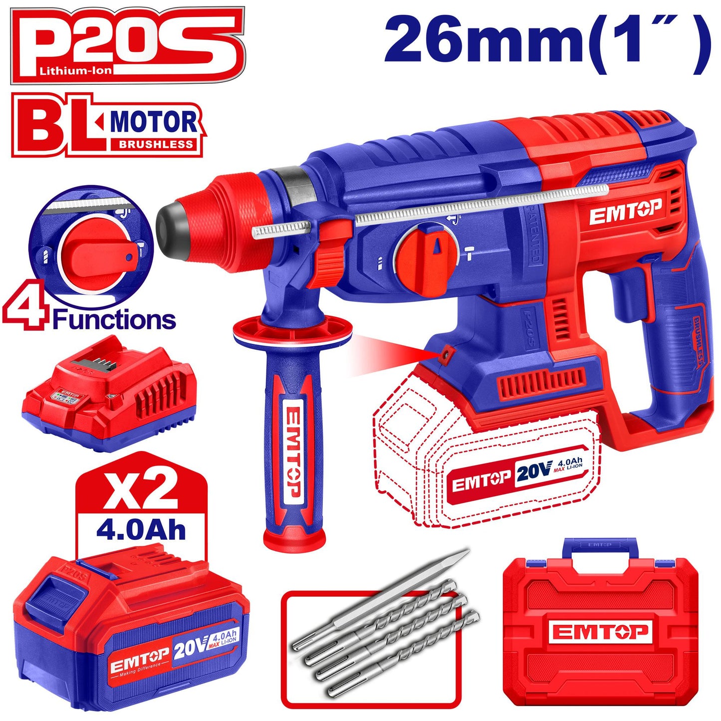 ELRH202287 img Marteau perforateur sans fil