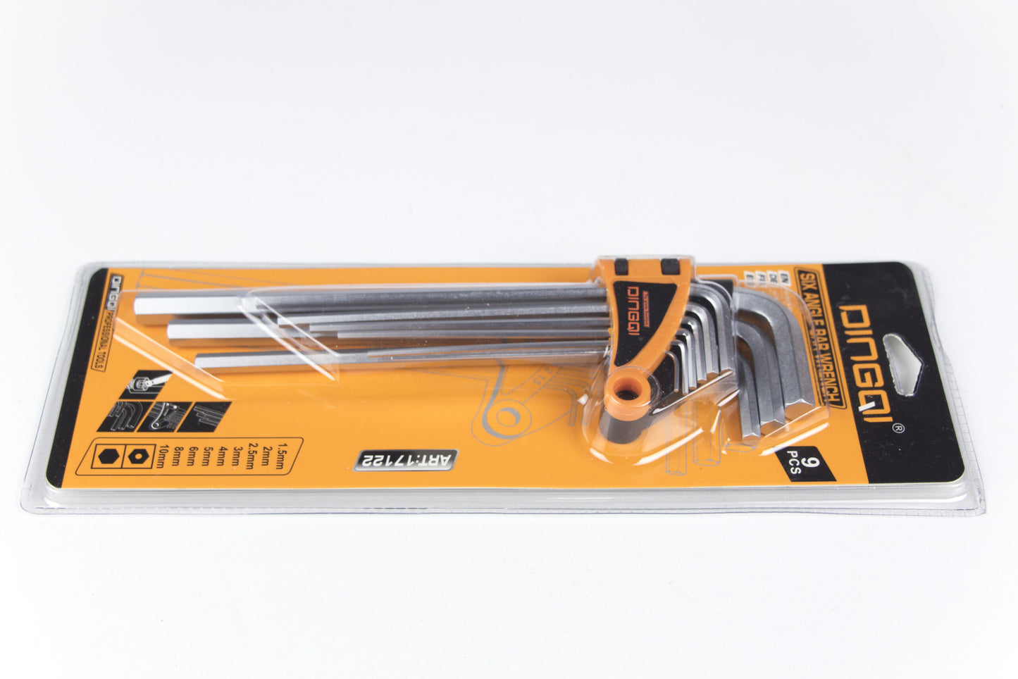 Jeu des cles male long 9 pcs ref: 17122 ** DING QI