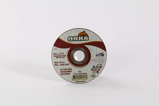 Disque a couper inox 115*1*22 ( b/50 pcs )** ORKA