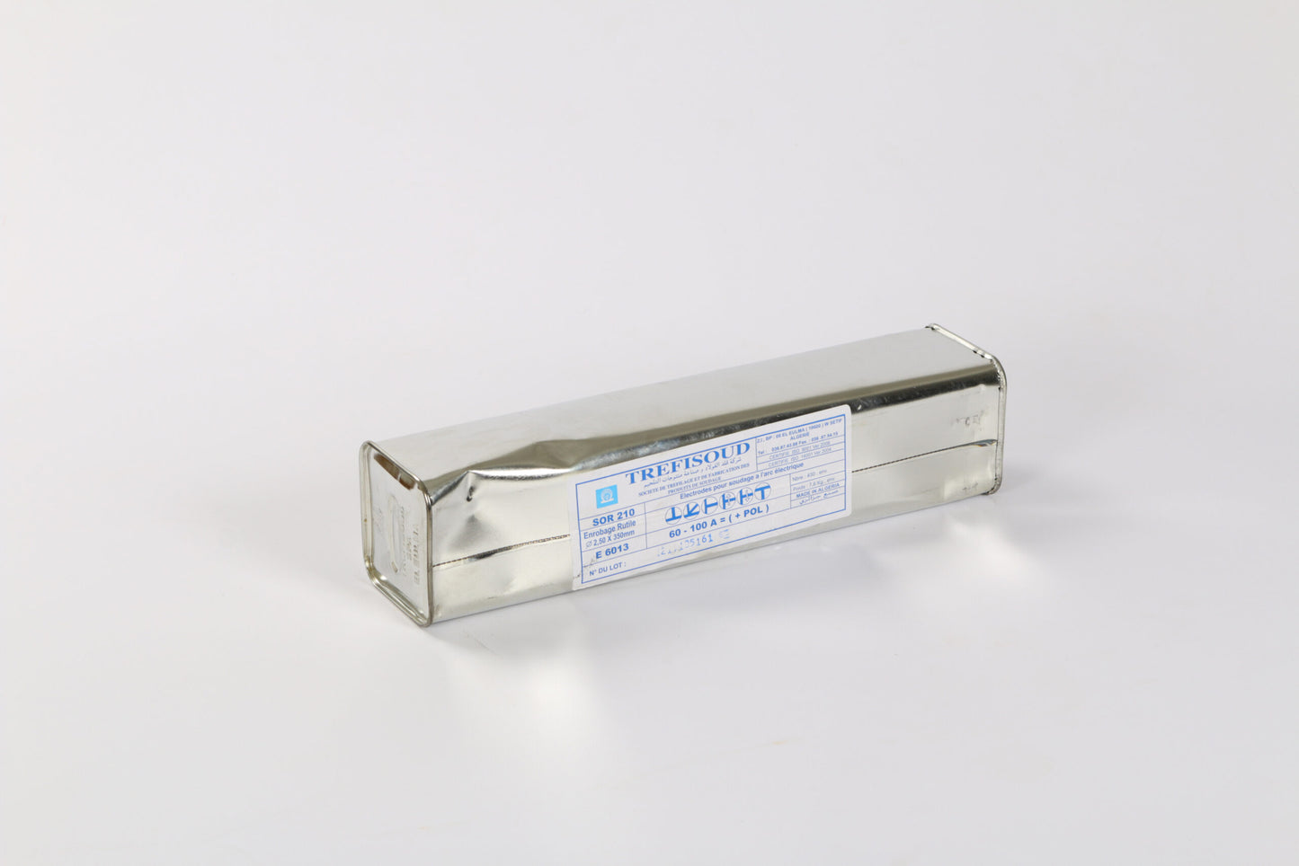 Baguette a souder rutile 2.50 x 350 mm 6013 ( poids 7.6 kg ) ** EULMA