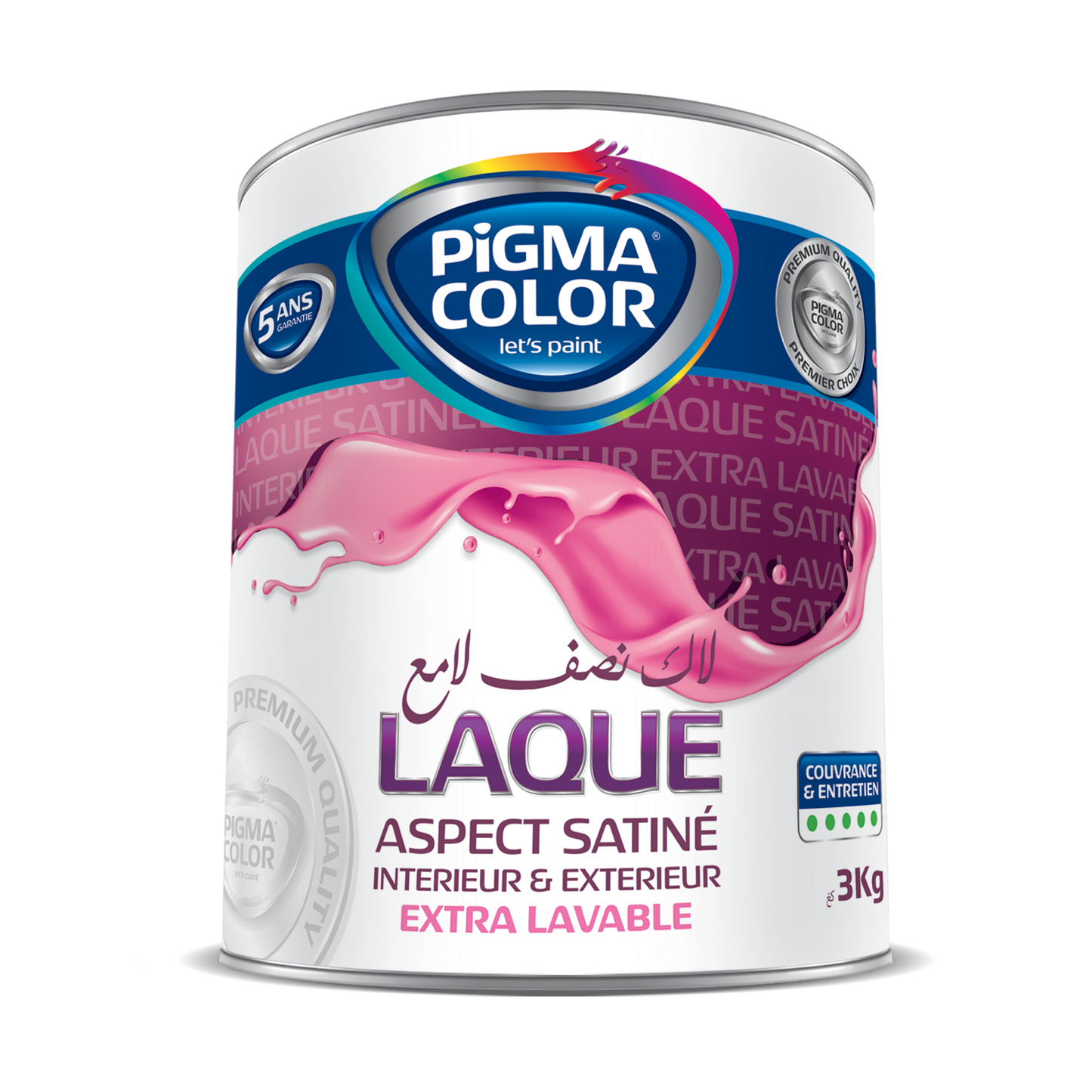Laque Aspect satinée