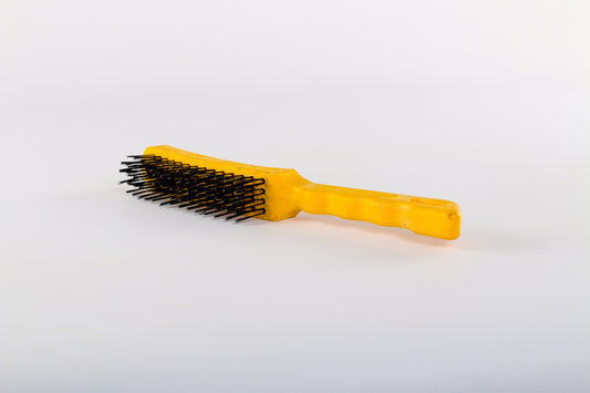 Brosse metal jaune simple**