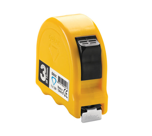 Triple metre jaune 03 m*16 mm ref 294 ** DEKOR