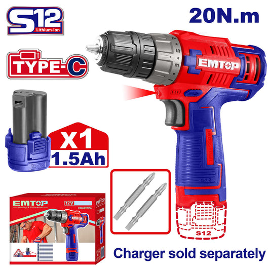 ECDL12510 Perceuse sans fil