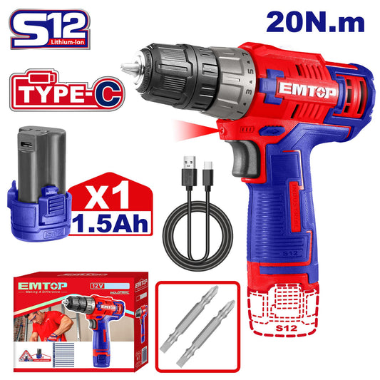ECDL12515 Cordless drill