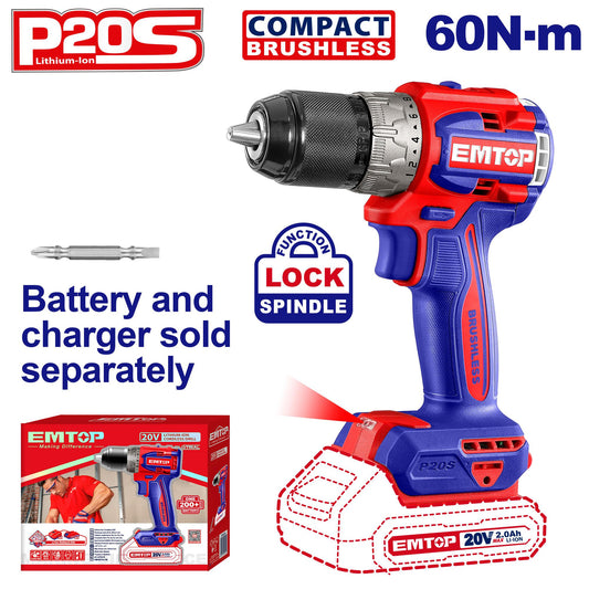 ECDL206021 img Perceuse sans fil compacte sans balais