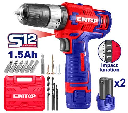 ECIDL12622 Perceuse à percussion sans fil