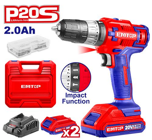 ECIDL620012 Perceuse à percussion sans fil