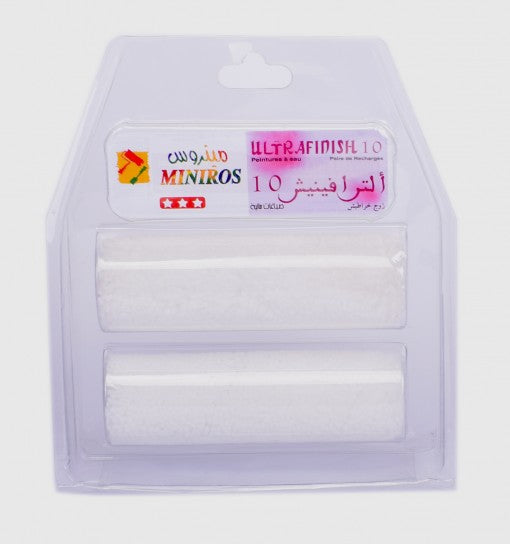 PAIRE DE RECHARGE MINI ROULEAU ULTRAFINISH 10***